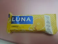 चीनी और पोषक तत्व Luna bar