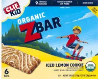 入っている砂糖の量 Baked Whole Grain Energy Snack