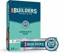 入っている砂糖の量 builders protein bars chocolate mint protein ounce