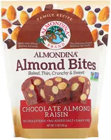 入っている砂糖の量 Chocolate and almond bites count