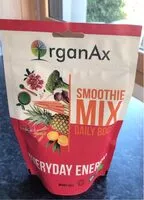 Sucre et nutriments contenus dans Organax