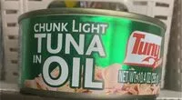 Quantité de sucre dans Chunk light tuna in oil