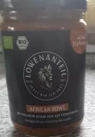 Suhkru kogus sees Löwenanteil African Bowl