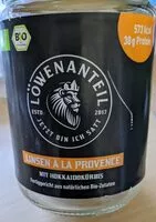 Suhkru kogus sees Linsen a la Provence