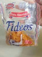 Suhkru kogus sees Fideos