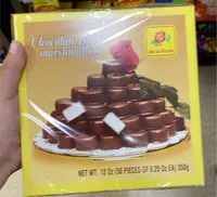 Cantidad de azúcar en Chocolate covered marshmellow and mazapan with