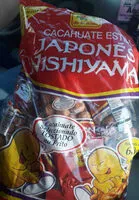 Cantidad de azúcar en Cacahuates estilo japonés nishiyama