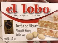 Amount of sugar in Turrón De Alicante Almond & Honey Brittle Bar