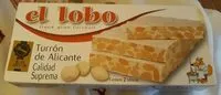 Amount of sugar in Turrón de alicante Calidad suprema