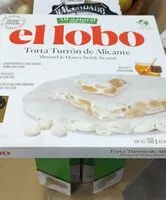 Amount of sugar in Toral turón de alicante
