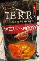 入っている砂糖の量 Sweet and Smoky BBQ real vegetable chip