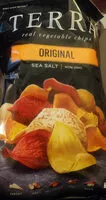 入っている砂糖の量 Original chips with sea salt