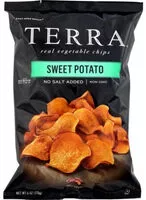 入っている砂糖の量 Terra Sweet potato chip