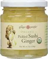 Quantité de sucre dans Ginger people ginger sushi pickled