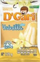 चीनी की मात्रा gelatina vainilla