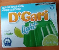 चीनी की मात्रा Gelatina ligth