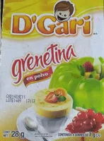 चीनी की मात्रा Grenetina en polvo