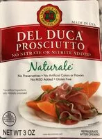 Quantité de sucre dans Daniele, inc., del duca, natural prosciutto