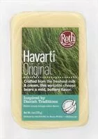 Cantidad de azúcar en Havarti Cheese
