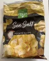 Suhkru kogus sees Sea Salt Potato Chips
