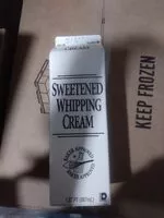 Jumlah gula yang masuk Sweetened Whipping Cream