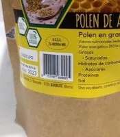 Suhkru kogus sees Polen de abeja