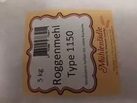 Zuckermenge drin Roggenmehl Typ 1150