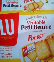 Amount of sugar in Véritable Petit beurre Pocket