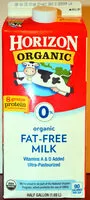 चीनी की मात्रा Organic fat-free milk