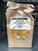 入っている砂糖の量 Farine de Petit Épeautre T150