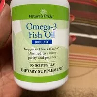 Jumlah gula yang masuk Omega-3 fish oil