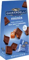 Suhkru kogus sees Minis Dark Chocolate Filling