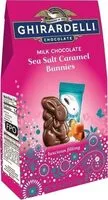Suhkru kogus sees Milk chocolate sea salt caramel bunnies