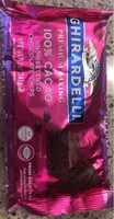 Suhkru kogus sees 100% cacao unsweetened chocolate chips