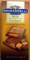 Suhkru kogus sees Milk Chocolate caramel bar