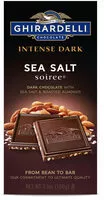 Suhkru kogus sees Sea salt almond intense dark chocolate