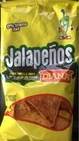 Jumlah gula yang masuk Diana jalapeo tortilla chips