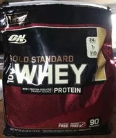 Количество сахара в Gold standard 100% whey