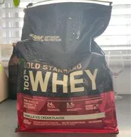 Suhkru kogus sees Gold standard 100% Whey