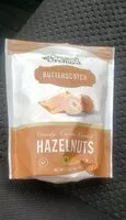 Jumlah gula yang masuk Butterscotch Hazelnuts