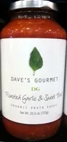 Gula dan nutrisi di dalamnya Dave s gourmet