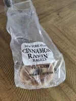 Sokerin määrä sisällä Cinnamon Raisin Bagles