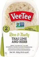 Sokerin määrä sisällä Thai lime & herb instant rice
