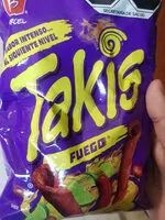 Jumlah gula yang masuk Takis fuego