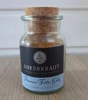 Sokerin määrä sisällä Pommes Frites Salz