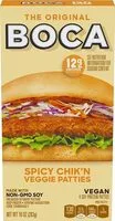 İçindeki şeker miktarı Meatless soy protein chik n patties