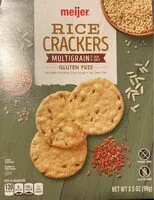 Jumlah gula yang masuk multigrain rice crackers