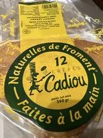 Quantité de sucre dans 12 crêpes naturelles de froment