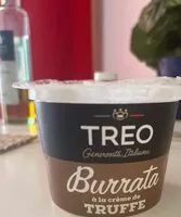 Zuckermenge drin Burrata à la crème de truffe