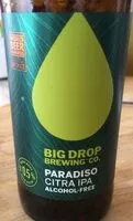 Jumlah gula yang masuk PARADISIO CITRA IPA sans alcool